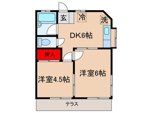 石井コーポの物件間取画像